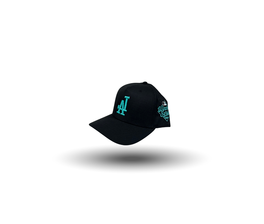 SimplyLA HatClub Drop 001 – Black & Turquoise
